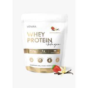 VENIRA whey protein, jahoda-vanilka, 1000 g