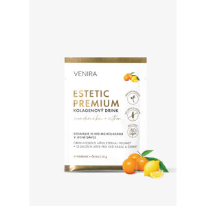 VENIRA ESTETIC PREMIUM kolagenový drink pro vlasy, nehty a pleť - vzorek, mandarinka-citron, 12 g