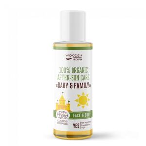 Dětský organický olej po opalování Baby & Family Wooden Spoon, 100 ml