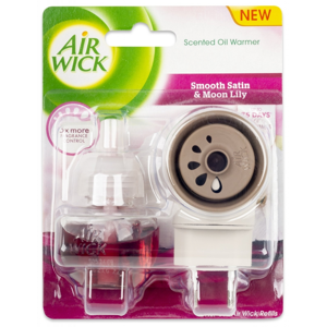 
				Airwick Electric komplet Jemný satén a měsíční lilie 19 ml
		