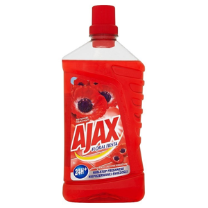 Ajax Active Soda čistič povrchů v domácnosti 1000 ml, Red Flowers