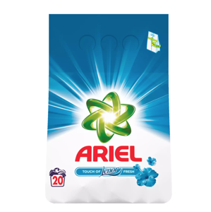 Ariel prášek Touch of Lenor Fresh barevné prádlo 20 praní 1,5 kg