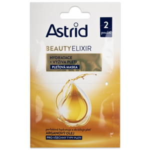 
				Astrid BEAUTY ELIXIR hydratační a vyživující pleťová maska  2x8 ml
		