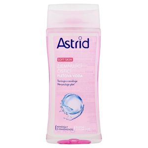 Astrid Soft Skin zjemňující čisticí pleťová voda pro suchou a citlivou pleť 200 ml