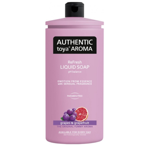 
				Authentic toya Aroma grapes & grapefruit náhradní náplň tekuté mýdlo, 600 ml
		
