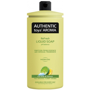
				Authentic toya Aroma ice lime & lemon náhradní náplň tekuté mýdlo, 600 ml
		