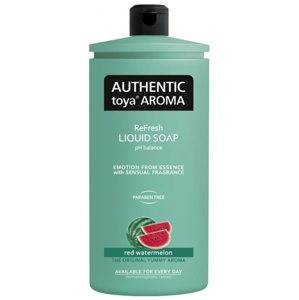
				Authentic toya Aroma red watermelon náhradní náplň tekuté mýdlo, 600 ml
		