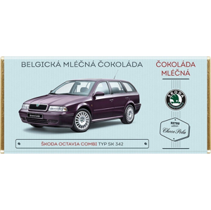
				Belgická čokoláda mléčná - Škoda Octavia Combi, typ Sk 342, 100 g (fialová)
		