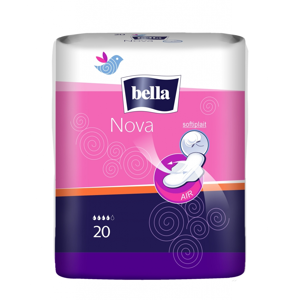 Bella Nova hygienické vložky s křidélky bez parfemace 20 ks/bal.