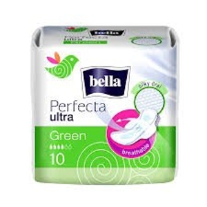 
				Bella Perfecta Ultra Green hygienické vložky s křidélky bez parfemace 10 ks/bal.
		