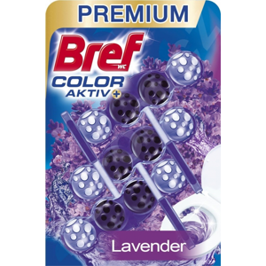 Bref Color Aktiv Lavender tuhý WC blok 3 x 50g