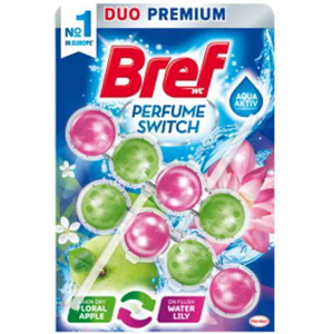 
				Bref Perfume Switch Floral apple & Water lily 2x50g
		