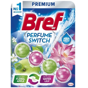 
				Bref Premium kuličky do WC, Switch Perfume Apple/Lily, 50g
		