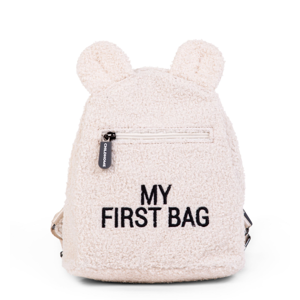 CHILDHOME DĚTSKÝ BATOH MY FIRST BAG TEDDY OFF WHITE