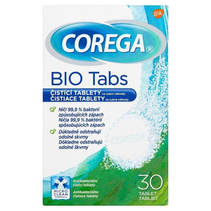 Corega čisticí tablety na zubní náhrady 30 ks