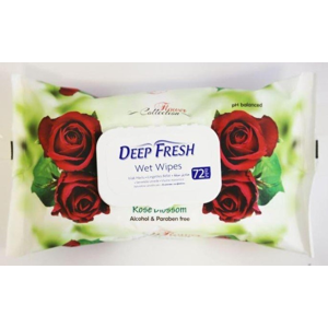 
				Deep Fresh Vlhčené ubrousky Rose Blossom 72ks
		