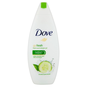 
				Dove Go fresh vyživující sprchový gel s vůní okurky a zeleného čaje 250 ml
		