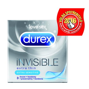Durex DUREX Invisible Extra Sensitive 3 ks/bal.