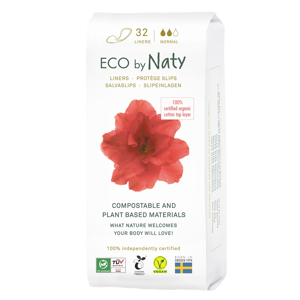 Eco Naty Dámské ECO slipové vložky Naty - normal (32 ks) - novinka
