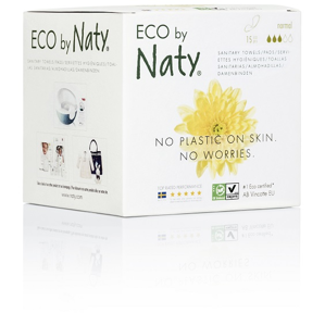 Eco Naty Dámské ECO vložky Naty - normal (15 ks)