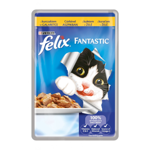 
				Felix Fantastic kuře v želé kapsička pro kočky 100 g
		