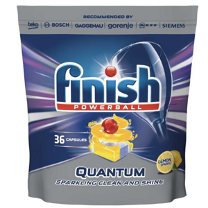 FINISH Quantum Max Lemon Tablety do myčky, 36 ks