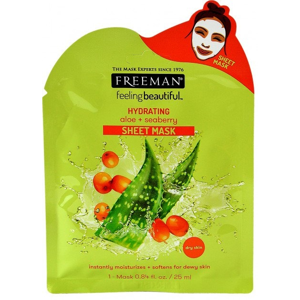
				Freeman Hydratační látková maska s aloe a rakytníkem 25 ml
		