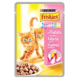 
				Friskies Junior s kuřetem ve šťávě kapsička pro kočky 100 g
		