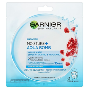 
				Garnier Moisture&Aqua Bomb superhydratační vyplňující maska 1x32 g
		