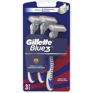 
				Gillette Blue3 Barcelona jednorázová pánská holítka 3ks
		