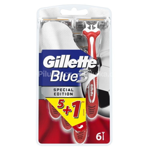 
				Gillette Blue3 Red&White jednorázová holítka 6ks
		