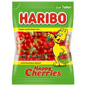 
				Haribo Happy Cherries 100g
		