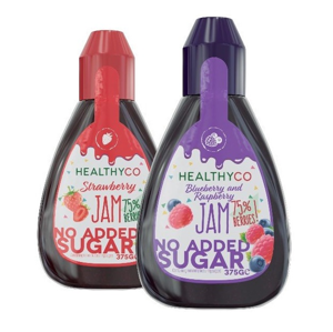 HealthyCo - Džemy bez přidaného cukru 375g Raspberry