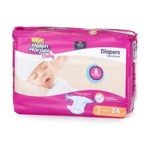 Helen Harper Baby Premium, Newborn 2-5 kg (24 ks)