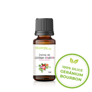 HillVital | Éterický olej Geranium Bourbon, 5 ml