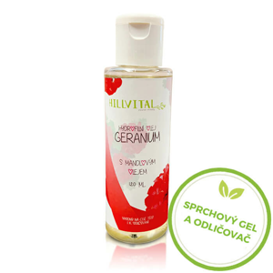 HillVital | Hydrofilní olej Geranium pro suchou a citlivou pokožku, 120 ml