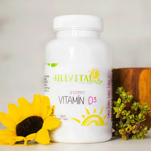 HillVital | Vitamín D3, 60 kapslí