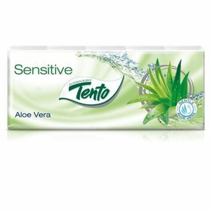 Kapesníky Tento Sensitive Aloe Vera 3v, 10 ks
