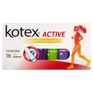 
				Kotex Active Normal tampony 16 ks
		