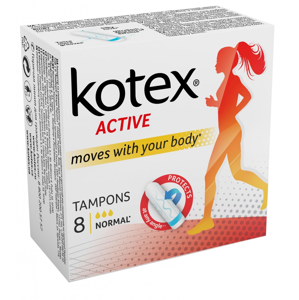 
				Kotex Active Normal tampony 8 ks
		