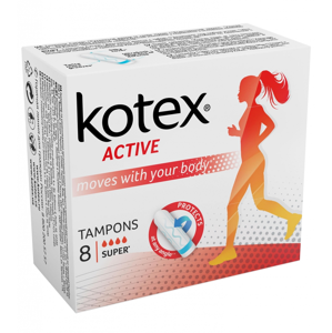 
				Kotex KOTEX® Active Super tampony 8 ks
		