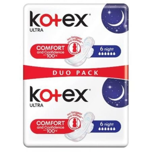 
				Kotex Ultra Night Duo Pack 12 ks
		