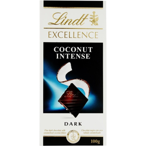 Lindt Excellence Coconut Intense 100 g