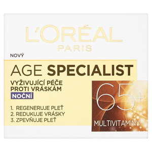 
				L'Oréal Paris Age Specialist 65+ noční vyživující péče proti vráskám 50 ml
		