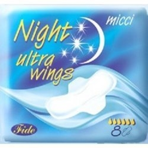 
				Micci Night Ultra vložky s křidélky 8 ks/bal.
		