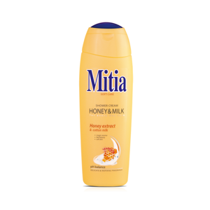 
				Mitia Soft Care Honey & Milk s medovými extrakty sprchový gel 400 ml
		