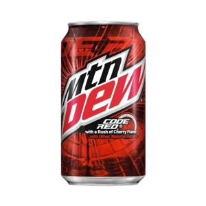 
				Mountain Dew Code Red 355ml (USA)
		