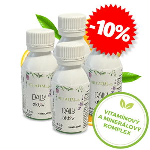 Nápoj Daily Aktiv - komplex vitamínů a minerálů (4x) 100 ml - Velikonoční detox