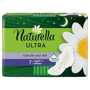 
				Naturella Camomile Ultra night hygienické vložky s křidélky a jemnou vůní 7ks/bal.
		