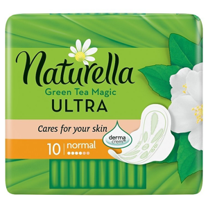 
				Naturella Green Tea Magic Ultra normal hygienické vložky s křidélky a jemnou vůní 10ks/bal.
		